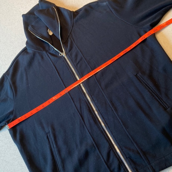 NWOT Varley Black Zip-Thru Sweat Shirt Jacket Women Size Large - Picture 13 of 15